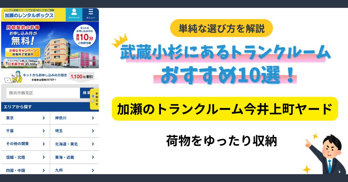 加瀬のトランクルーム今井上町ヤードイメージ
