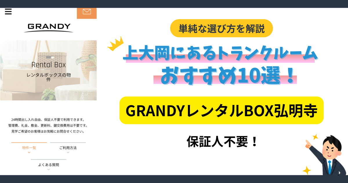 GRANDYレンタルBOX弘明寺イメージ
