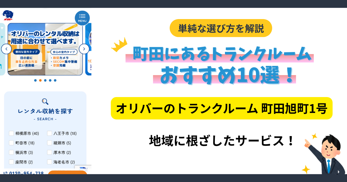 オリバーのトランクルーム町田旭町1号イメージ
