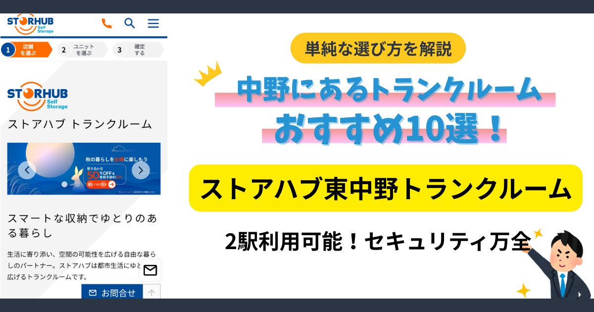 ストアハブ東中野トランクルームイメージ