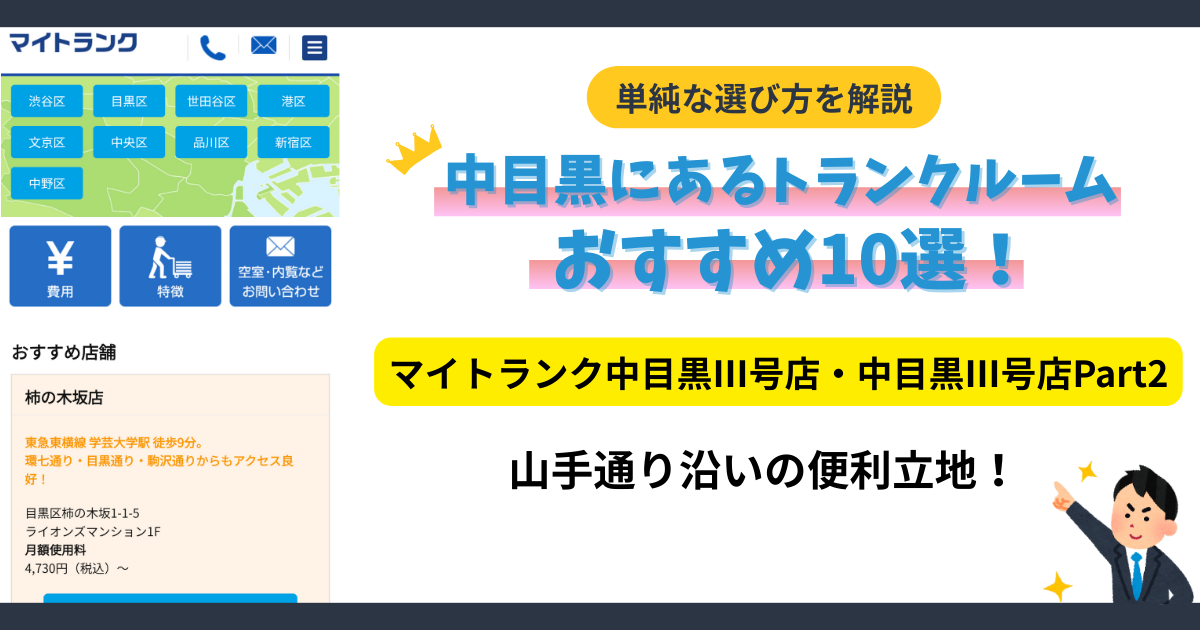 マイトランク中目黒Ⅲ号店・中目黒Ⅲ号店Part2イメージ