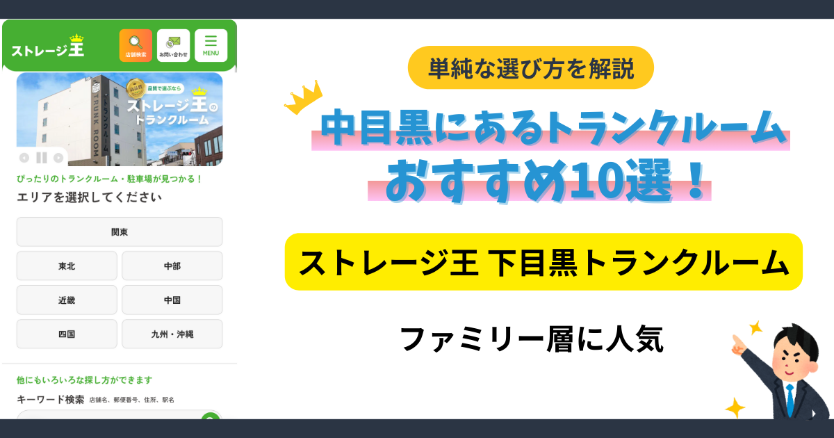 ストレージ王下目黒トランクルームイメージ