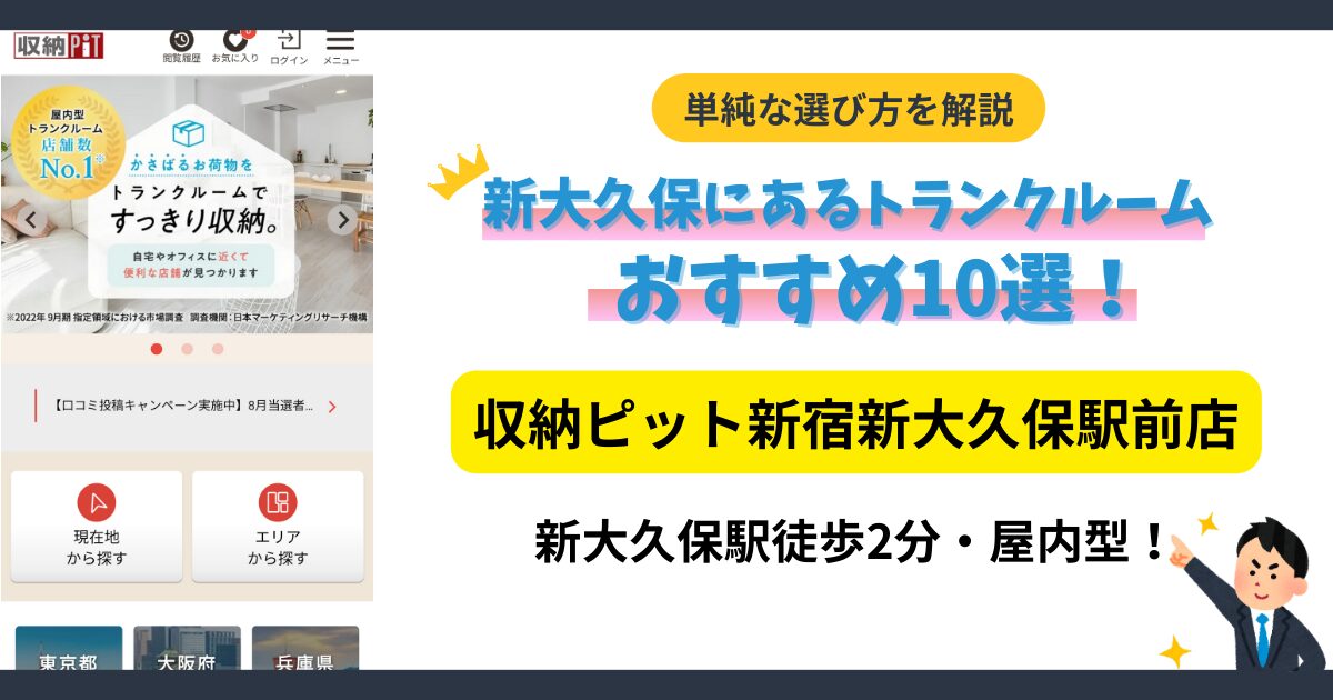 収納PIT 新宿新大久保駅前店イメージ