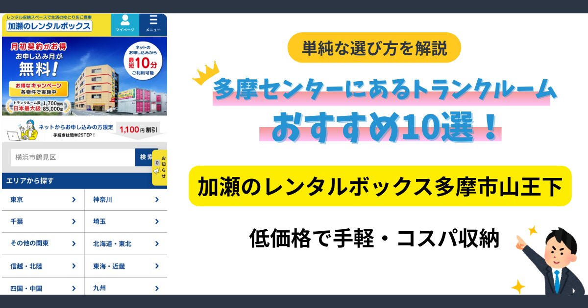 加瀬のトランクルーム多摩市山王下イメージ