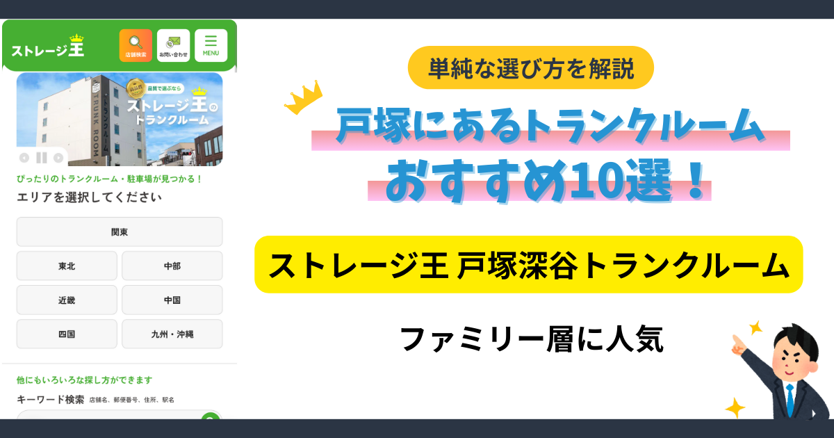 ストレージ王 戸塚深谷トランクルーム イメージ