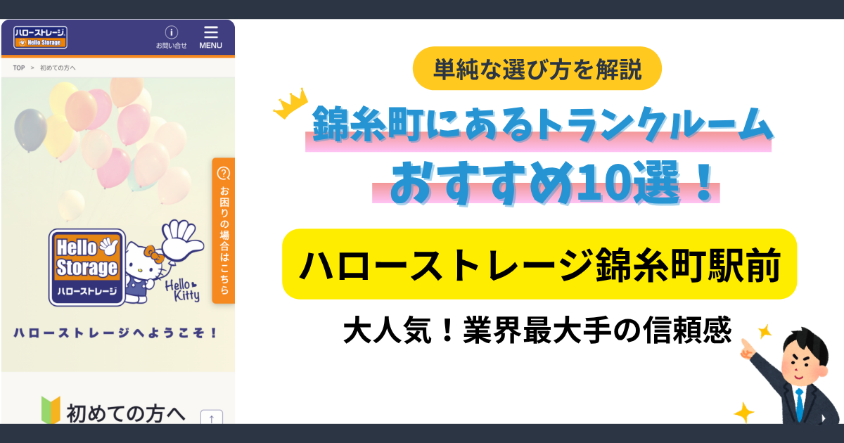 ハローストレージ錦糸町駅前イメージ
