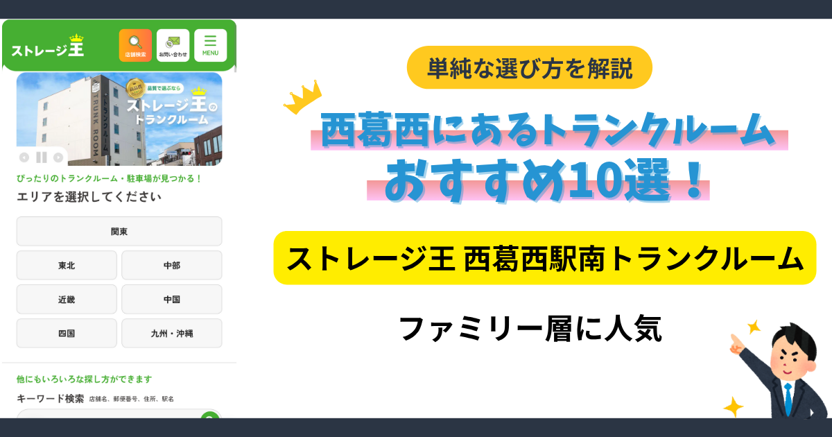 ストレージ王西葛西駅南トランクルームイメージ