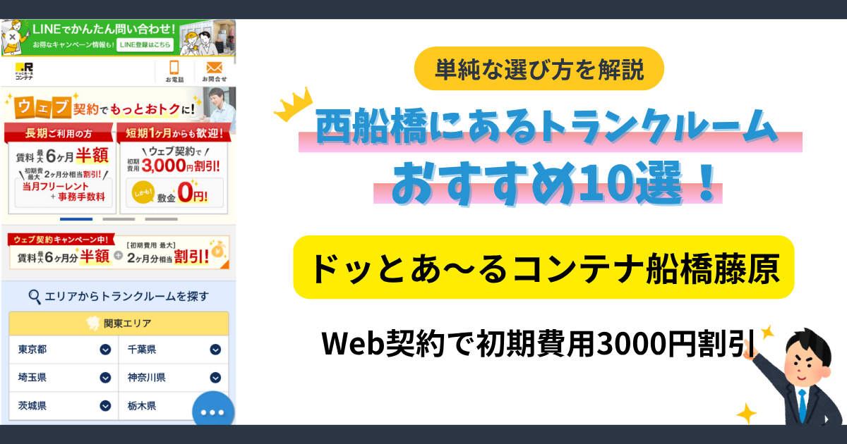ドッとあ～るコンテナ船橋藤原イメージ