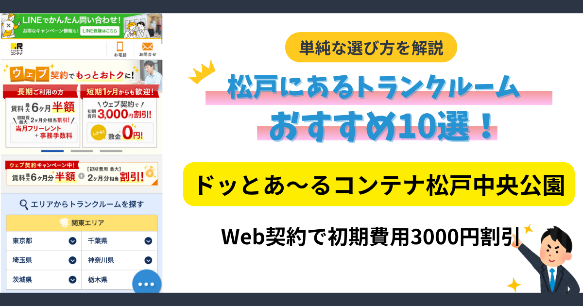ドッとあ~るコンテナ松戸中央公園イメージ