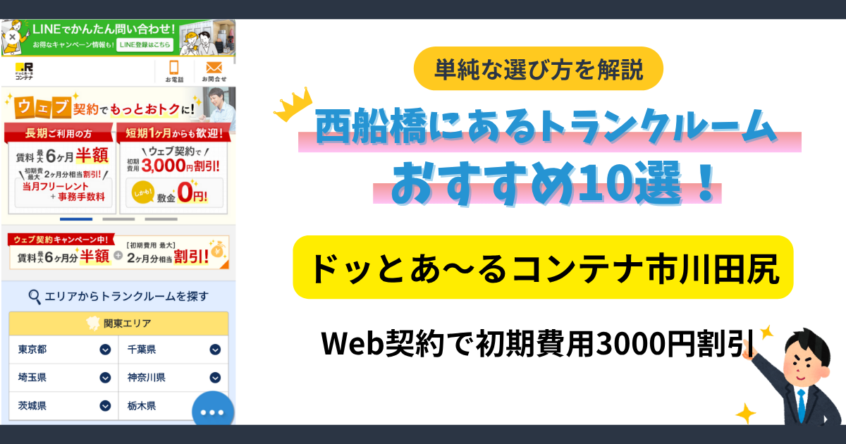 ドッとあ～るコンテナ市川田尻イメージ