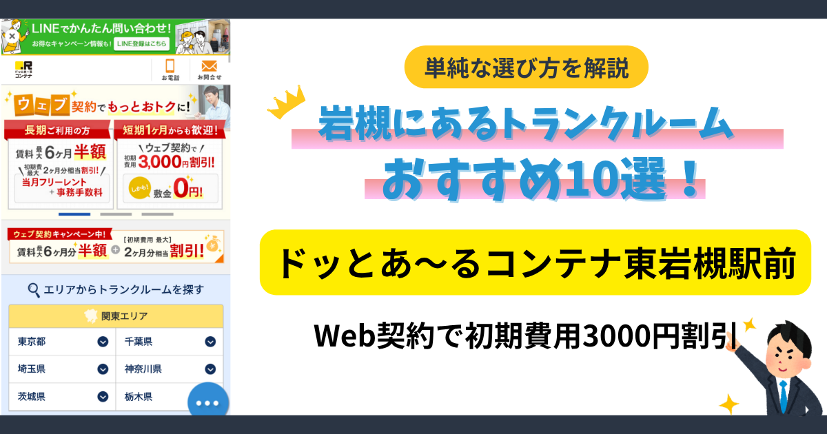 ドッとあ~るコンテナ東岩槻駅前イメージ