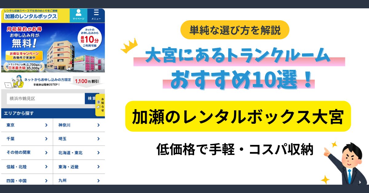 加瀬のレンタルボックス 大宮イメージ