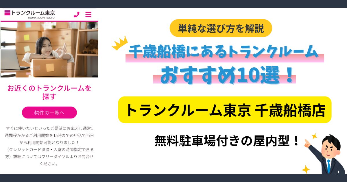 トランクルーム東京 千歳船橋店イメージ