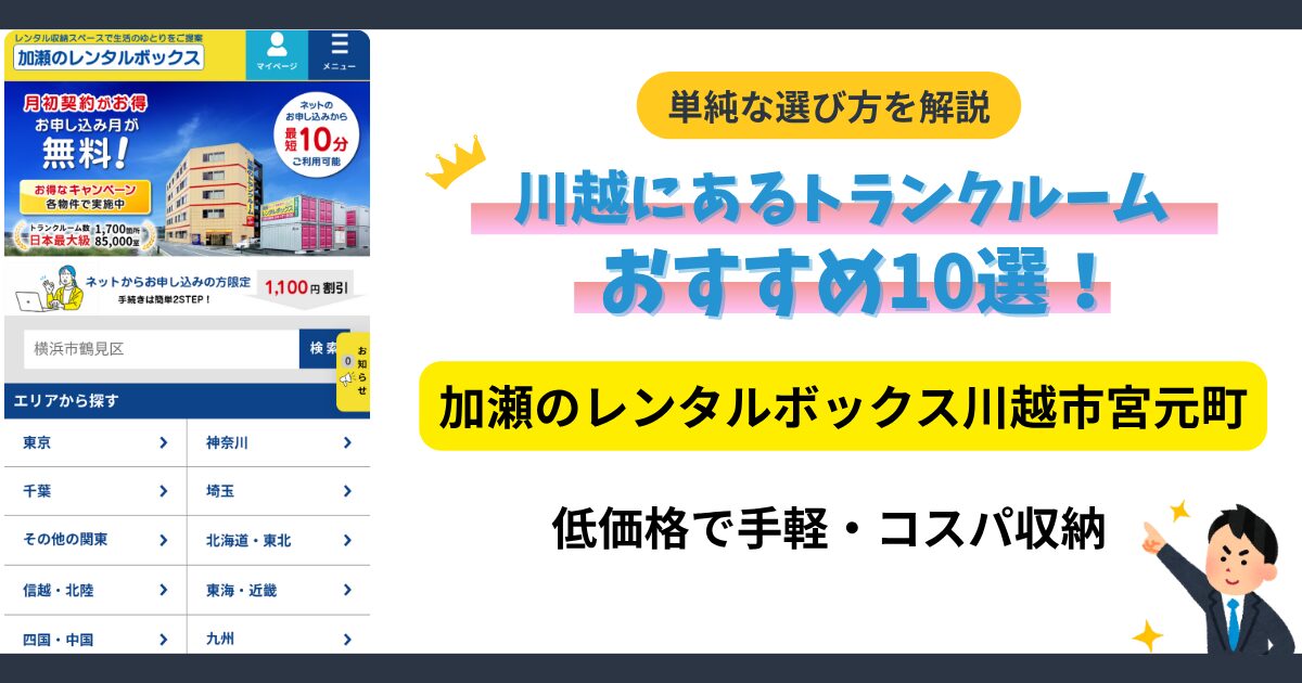加瀬のレンタルボックス 川越市宮元町イメージ