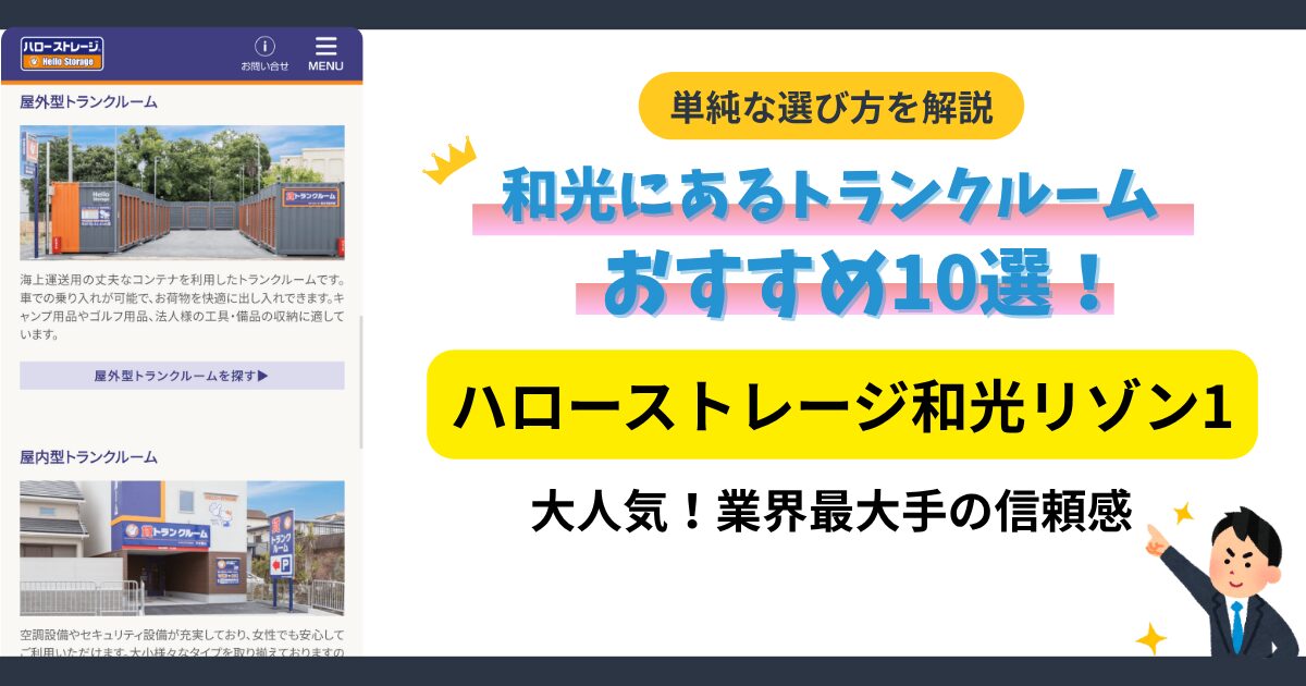 ハローストレージ和光リゾン1イメージ